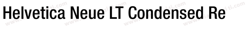 Helvetica Neue LT Condensed Regular字体转换